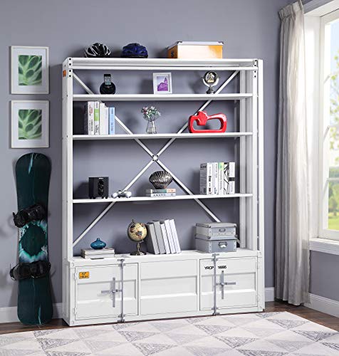 Acme Furniture Cargo Bookshelf with Removable Ladder #TOP30