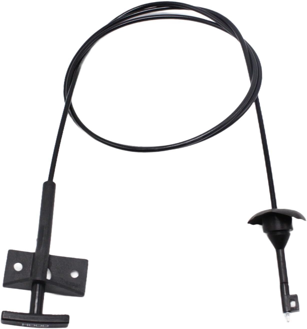Hood Release Cable Assembly with Handle Direct Replacement for Mustang Models - Car Control Device Spare Part Repair Accessories