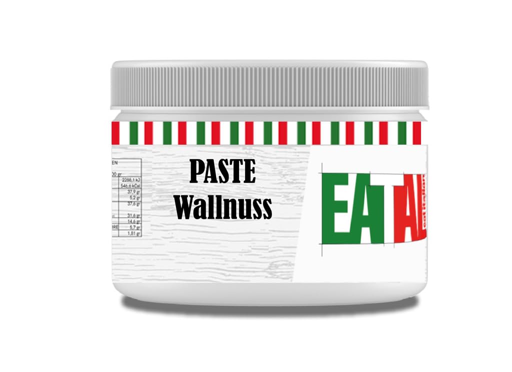 EATAL Eispaste 100% WALLNUSS - Eisaroma - Aromapaste | mit nur 4 Zutaten leckeres Eis zubereiten | 300 g