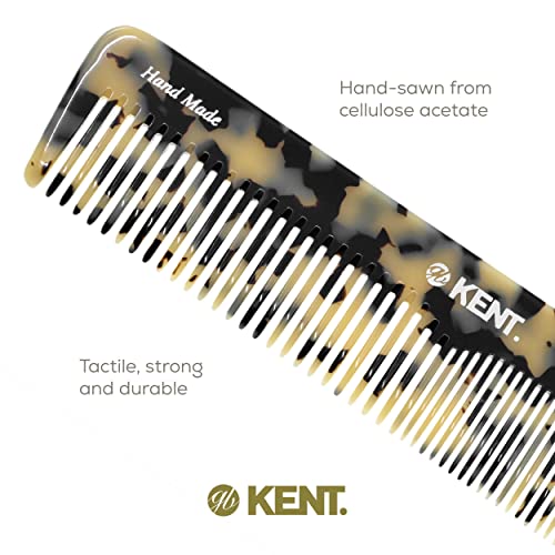Kent 16T Fine Tooth Comb And Wide Tooth Comb Handmade Styling Comb - Beard Comb And Hair Comb, Mens Hair Comb, Mustache Comb, And Comb For Women - Hair Styling And Detangling Comb Detangler Comb #TOP4