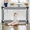 Baby Delight Go with Me Portable Mesh Baby Gate | Span 30-48″ Expandable Folding Gate | Pressure Mounted | Charcoal Tweed