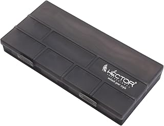 HECTOR Plastic Professional 8 Cells Hair Styling Accessories/Pins Organizer Scissors, Comb, Hairpin Storage Box (Empty Sto... Price In India
