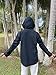 Handmade KINO Organic Hemp and Cotton Mens Hoodie Black, Long sleeves Pockets Handmade Eco friendly Boho Earthy Primitive Ceremony Festival AJJAYA