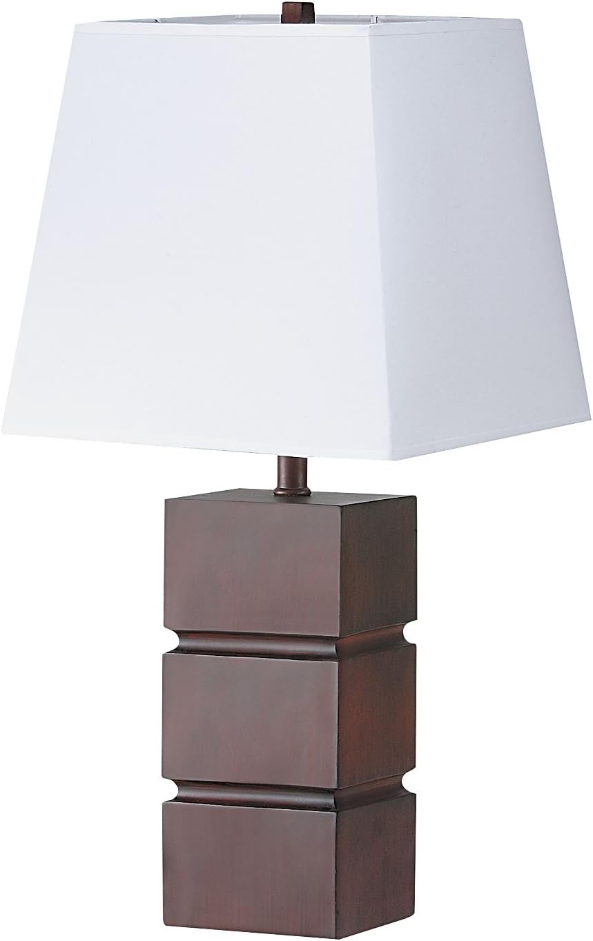 ORE International 2038 27-1/2-Inch Table Lamp, Walnut