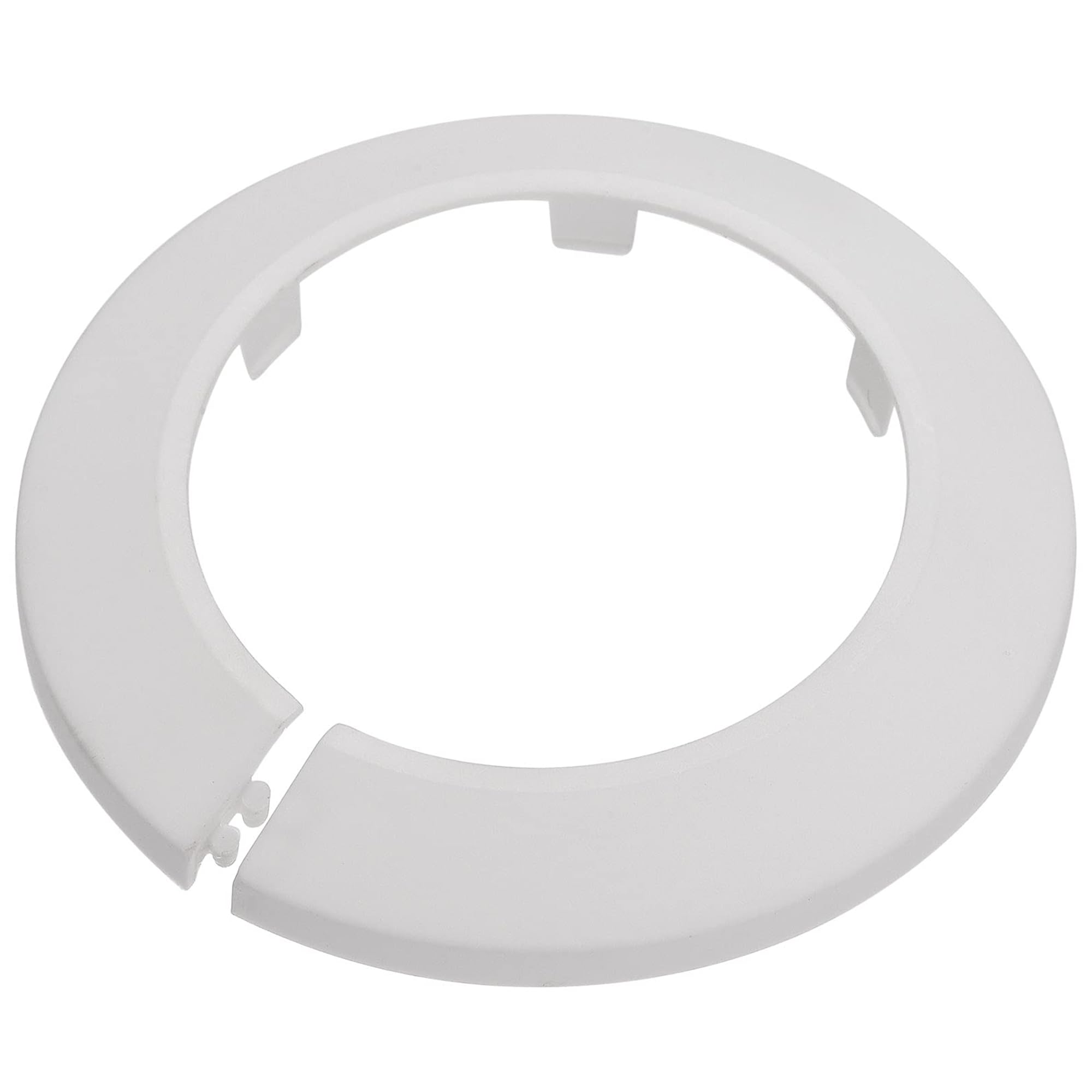 TOP-VIGOR 10pcs 76.5mm Pipe Cover Decoration, Click-in PP Plastic Escutcheon Pipe Collar for Water Pipe Drain Line