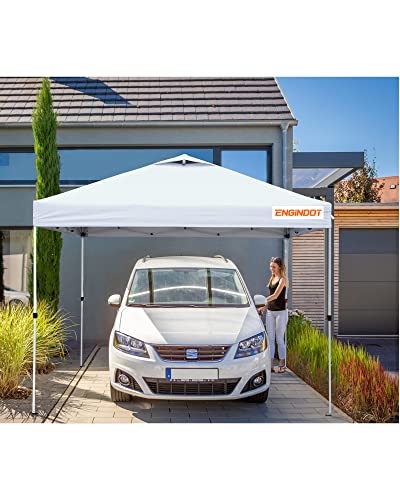 Pop Up Canopy Tent 10’ X 10’, Engindot Easy Set-Up Outdoor Canopy, Instant Canopy With Sidewall, Water Resistance Camping Canopy For Party/Exhibition/Picnic #TOP4