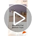 Image of MIKARA Flat Bottom Induction-Friendly Tope Set, Mirror Finish Stainless Steel Cookware, 650ml, 750ml & 850ml, Set of 3, Includes 3 Flat Bottom Topes