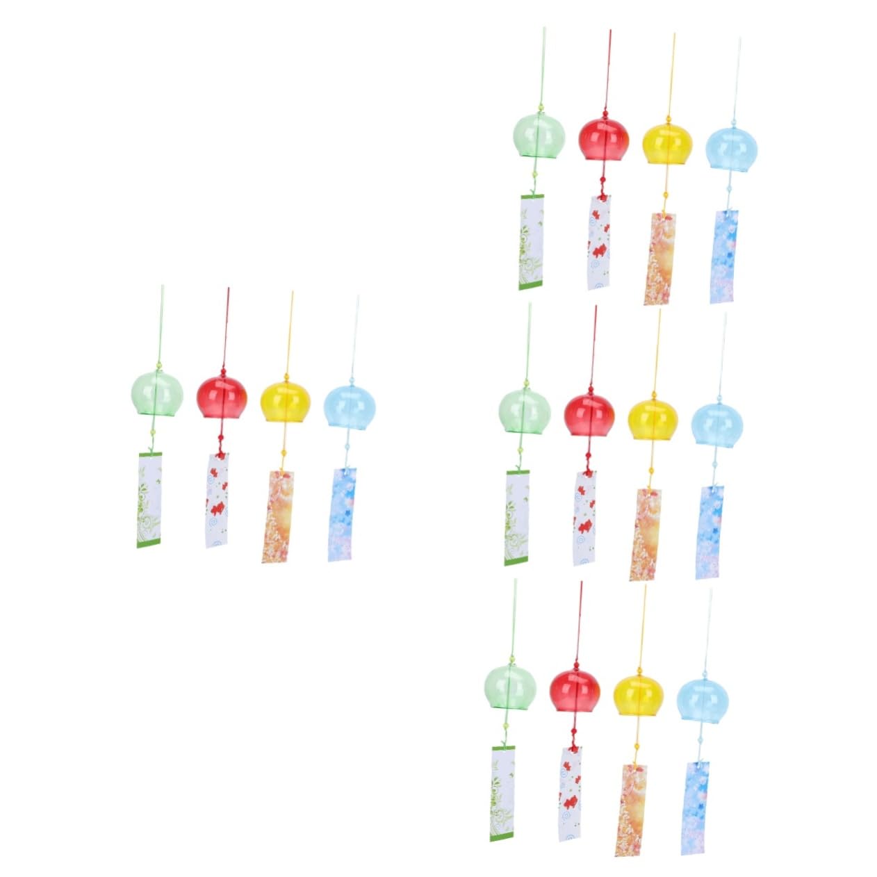 BESPORTBLE 16pezzi Campane Di Vento Pendenti Creativi Per Decorazioni Esterne Per Balconi e Suono e Estivo Unico