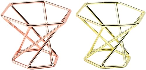 TOVINANNA 2pcs Stylish Powder Puff Rack for Setting Powder Puff Storage Tray Mak