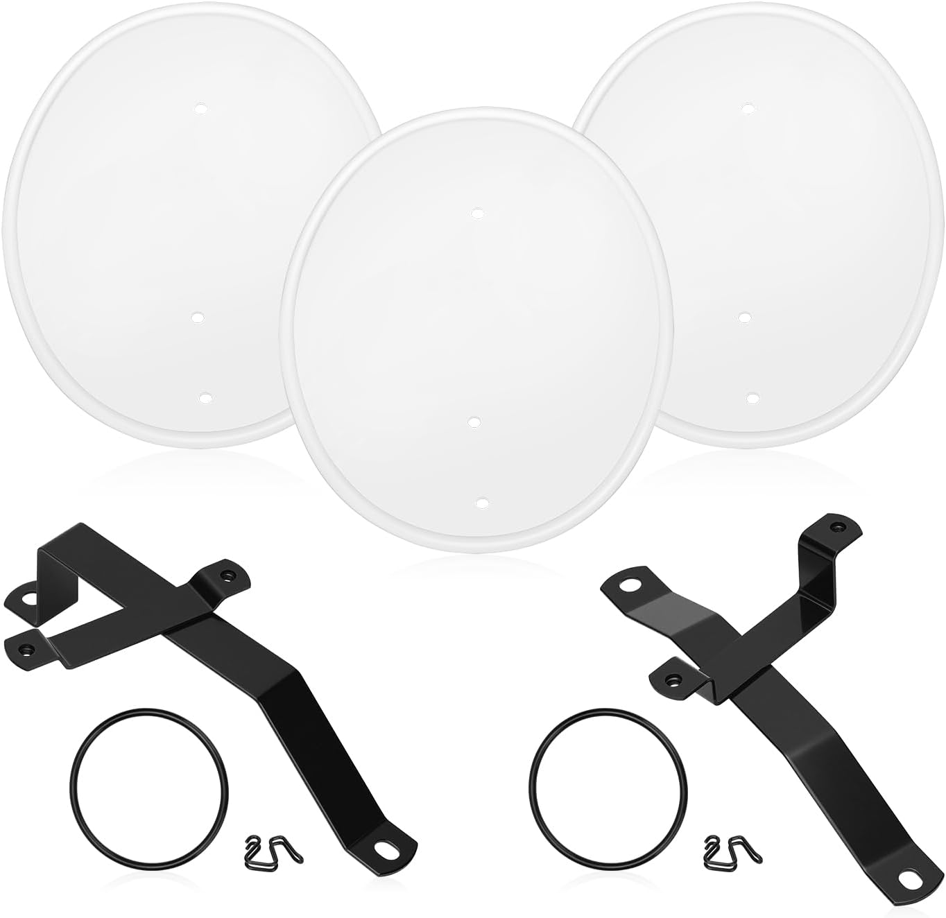 M MATI White Number Plate Kit for Honda Z50R 1979 1980 1981 1982 1983 1984 1985 1986 1987 64113-116-690ZD 64111-181-000 64112-181-010