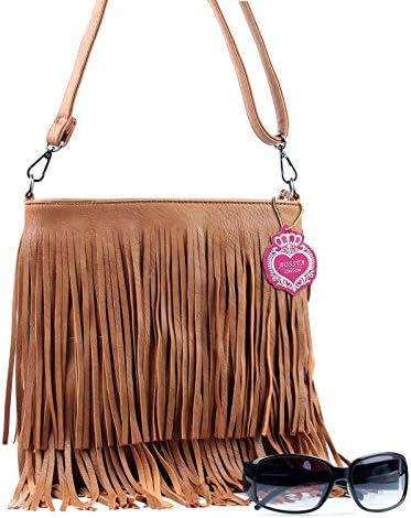 Aossta Crossbody Bag For Women Fringe Tassel Hobos Shoulder Bags Ladies Casual Handbags