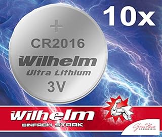 100 x litowa bateria guzikowa CR2032 Wilhelm 3 V, towar przemysłowy