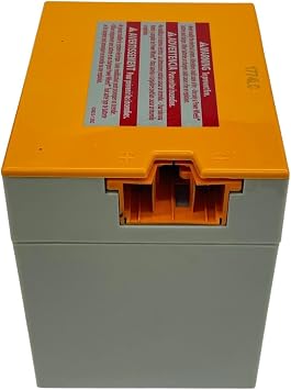 Fisher Price Power Wheels 12V Battery for Ride On Toys | 12V Kids Car Battery Replacement | Barbie Power Wheels Battery, Kids Jeep Battery Replacement | 00801-1661 and 00801-1776 Probe-style Orange Top Battery | Fisher Price Ride On Toys Barbie Kids Probe-style Orange Top