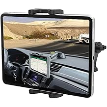 Car Dashboard Tablet Mount for 4-13" iPad Phone, Cuxwill Dash Windshield Tablet Telescopic Holder with Strong Suction Cup for iPad Pro 12.9 10.5 9.7, iPad Air Mini, Samsung Tab, Kindle Fire HD, iPhone
