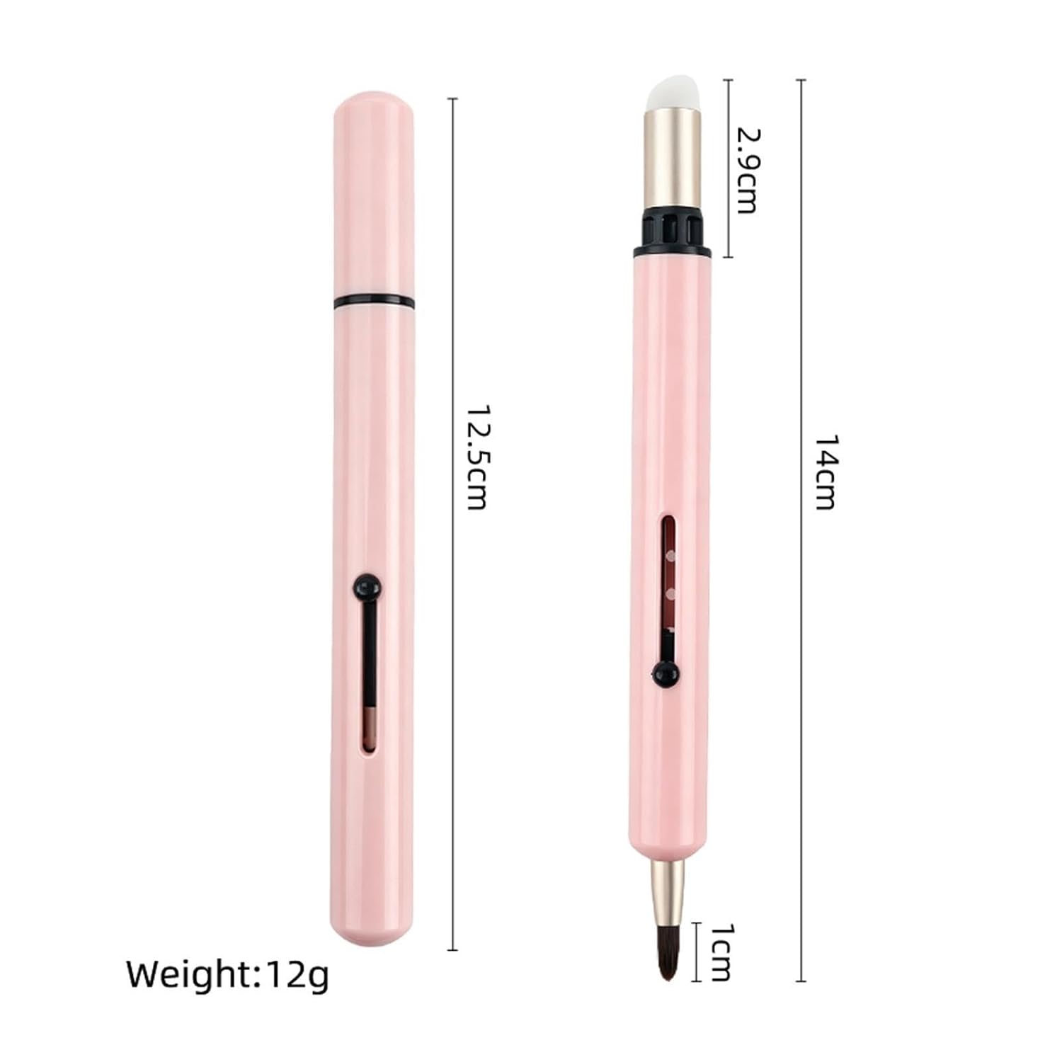 1pcs Dual Ended Lip Brush