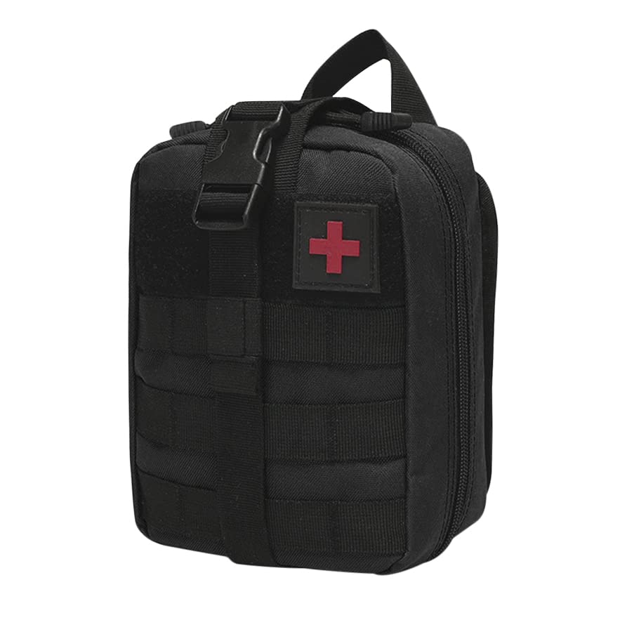Bolsa de Primer Auxilio Táctico Vacío, Bolsa de Cinturón Táctico Desmontable, Bolsa Médica Impermeable Molle EDC Para Al Aire Libre Camping Senderismo