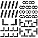 Produktbild 40 Pcs Schlauchverbinder Bewässerung Verbinder Bewässerung Schlauch Anschluss Tropfschlauch Verbinder Bewässerung Anschluss Kit PE Schlauchverbinder Kupplungen für 16 mm Schlauch Bewässerung System
