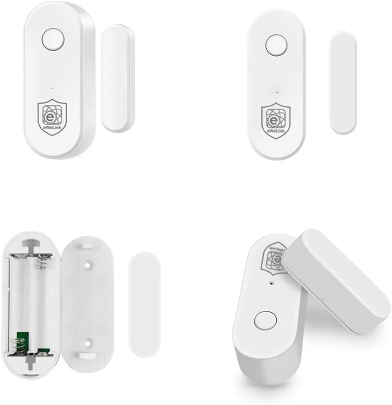 EWeLink Door Sensor Zigbee 3.0 Window Open Closed Detector Home Burglar Work with eWelink Zigbee Gateway App Alexa Yandex Alice(1 PCS Black)