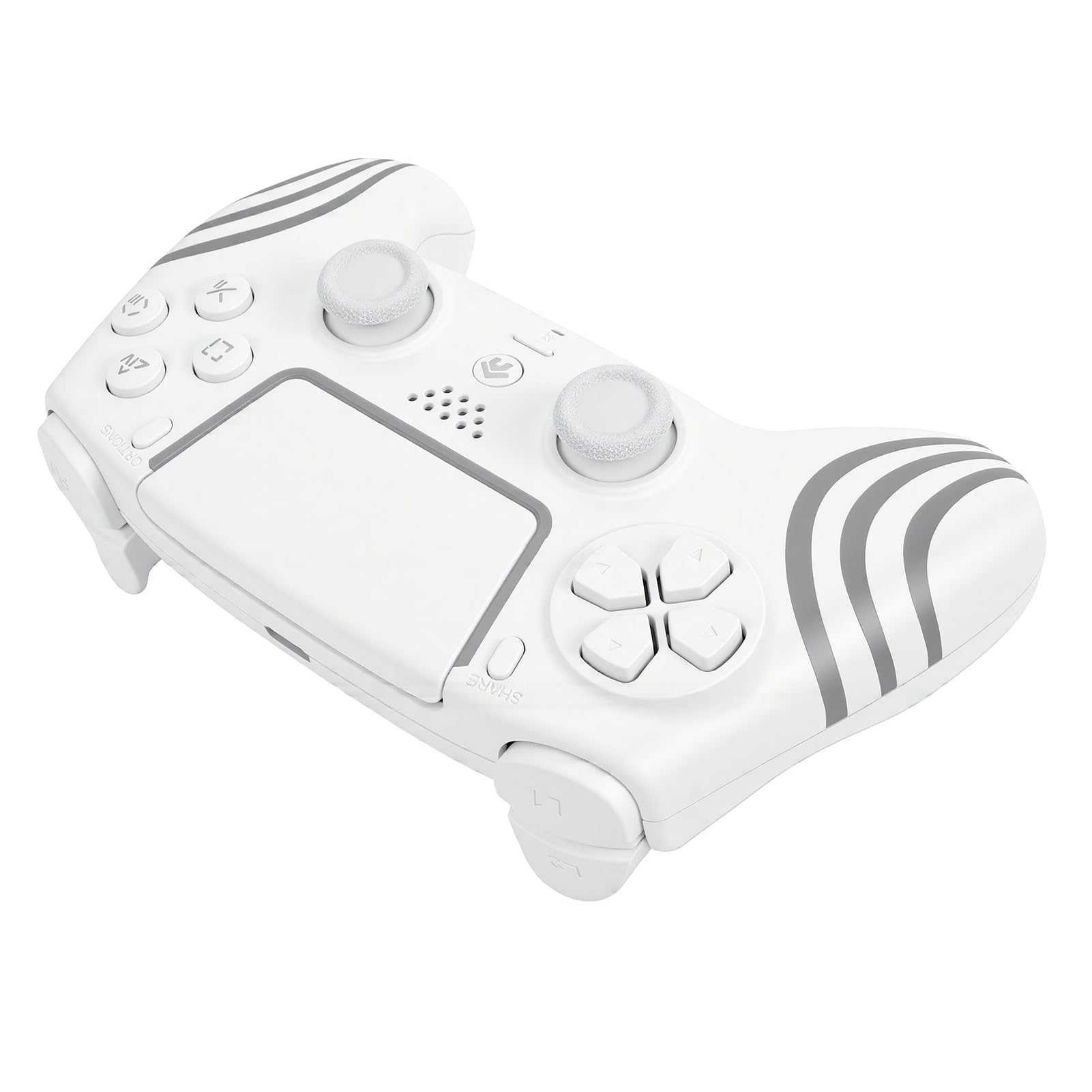 Jiawu Controller di Gioco Wireless con Luce RGB e Joystick Effetto Hall per Giochi su PC Pro Slim - Funzionalità Personalizzabili, Materiale ABS Resistente