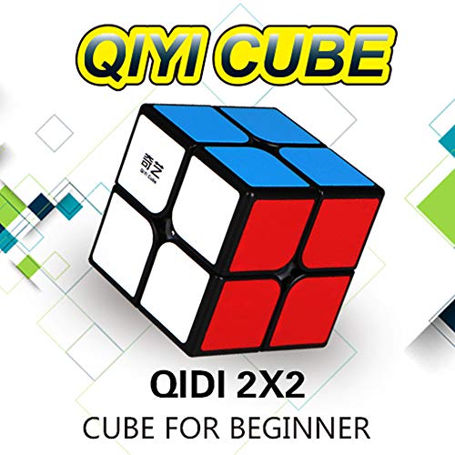 image for Qiyi Qidi Speed Cube 2x2- Smooth Bright-Light Sticker(Classic Colors) 