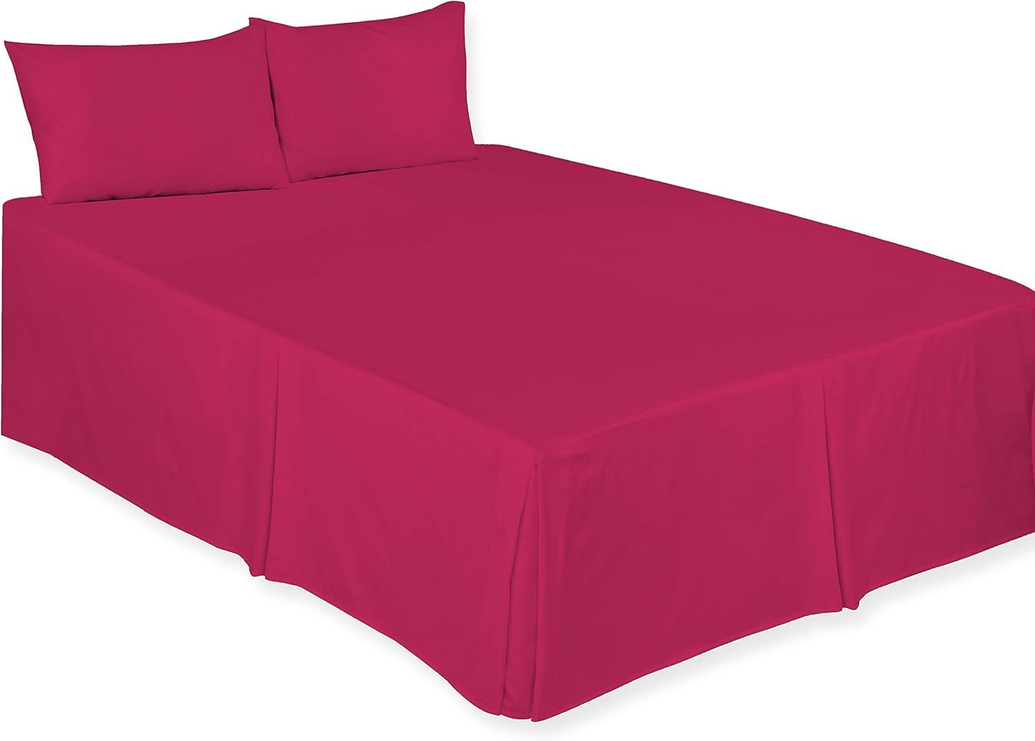 Luxury Plain Dyed Poly Cotton Platform Base Valance Sheet