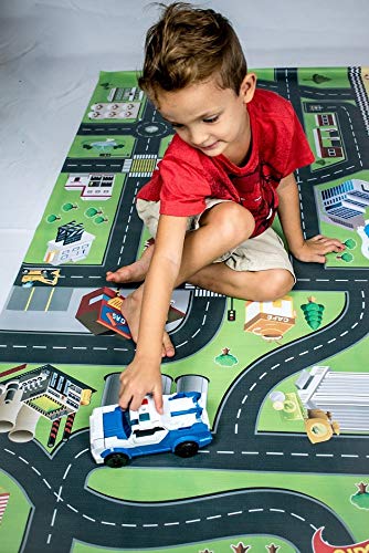 Tapete Ilustrativo Pista de Carrinho Hot Wheels (60x120cm)