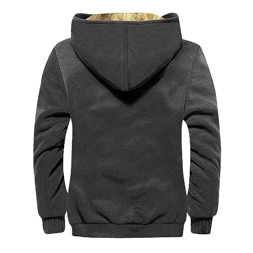 XIAXOGOOL Jackets For Men Hoodie Big And Tall Winter Sherpa Lined Jacket Mens Heavyweight Fleece Warm Trucker Hoodies Coat2