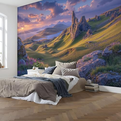 Papier peint paysages japonais pour masquer un mur terne - 5