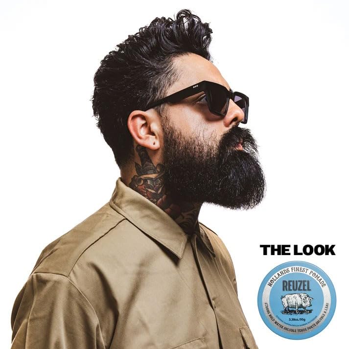 Amazon.co.jp: REUZEL (ルーゾー) BLUE POMADE 95g ポマード 水性 整髪