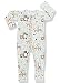 Pajammie Zipsuit Unisex Baby Bamboo and Organic Cotton Romper Footie with 2-way zip (Newborn - 24 months)