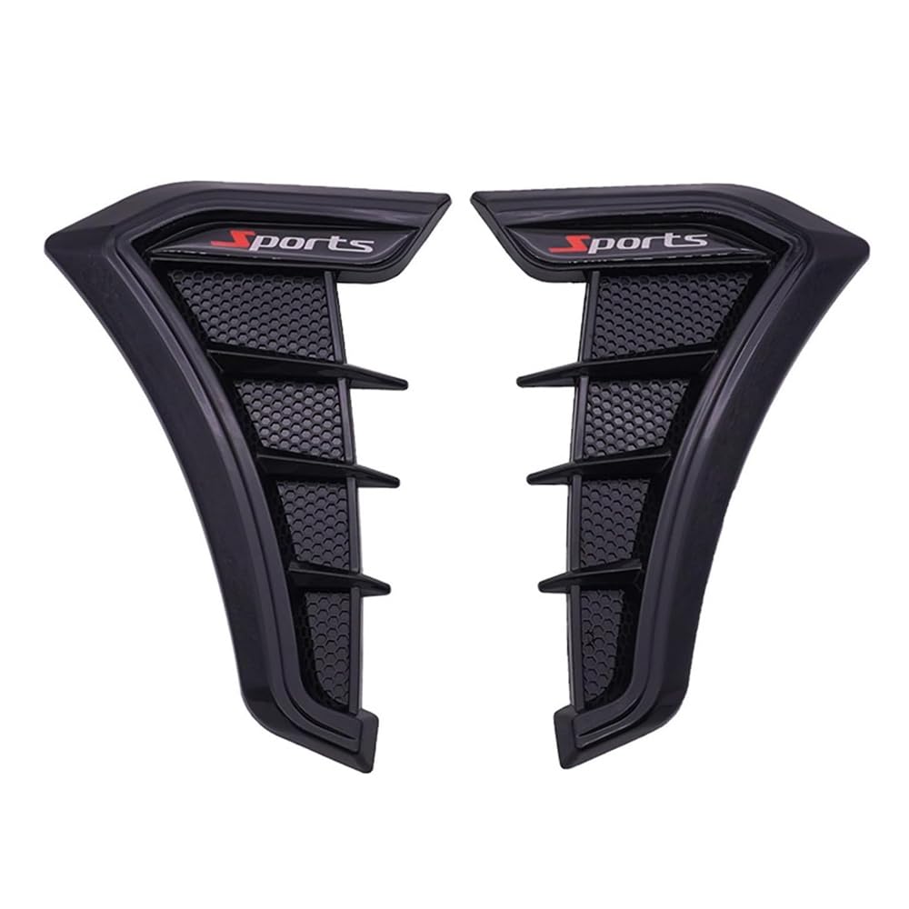 YIXUEERWSY 2 Pcs Car Side Fender Air Vent Sticker for Audi A4 Limousine B9 8W I 2015-2024, ABS Material Scratch Resistant Sporty Exterior Styling Body Trim Accessories