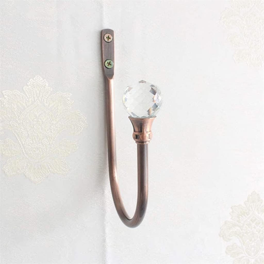 FMURY Crystal Ball Magnetic Curtain Straps Home Curtain Fastener Buckles Clips Rods Accessories Hooks(E)