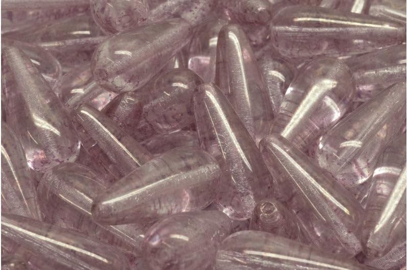 Outlet 10 Grams Drop Beads, 20 x 9 mm, 1 Mixed Colors (00001-mix), Glass, Czech Republic