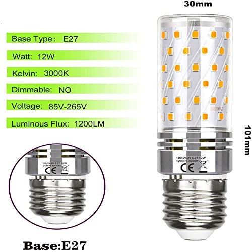 Ampoule à vis E27 Edison 1200LM grand angle 360 degrés non dimmable