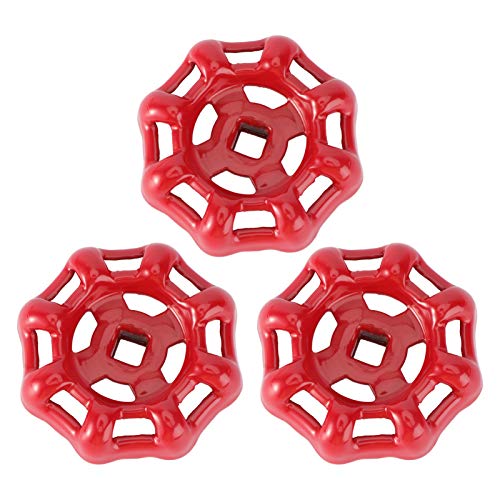 Doitool 3Pcs Round Wheel Handles Outdoor Faucet Handle Replacement Hose Bib Handle Cast Iron Water Spigot Handle Ï¼ˆ 66Mm Ï¼‰ #TOP8