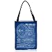 VOID NCC-1701-D Blaupause Tasche Einkaufs-Beutel Polyester Shopper Einkaufs-Tasche Bag Trek Trekkie Star, Polyestertasche Größe:Large