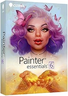 Corel Painter Essentials 6 Digital Art Suite [PC/Mac Disc] [Old Version}