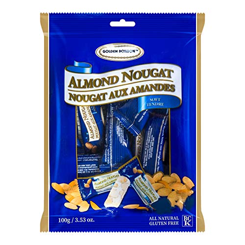 Golden Bonbon Original Soft Almond Nougat Chewy Candy, 3.53 Ounce #TOP12