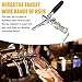 G5/8 Beer Tap Faucet, Stainless Steel 304 Draft Beer Dispenser Faucet, Professional Beer Flow Control Tool with Handle and Tube, Perfect for Bar, Home Brewing, and Outdoor Parties