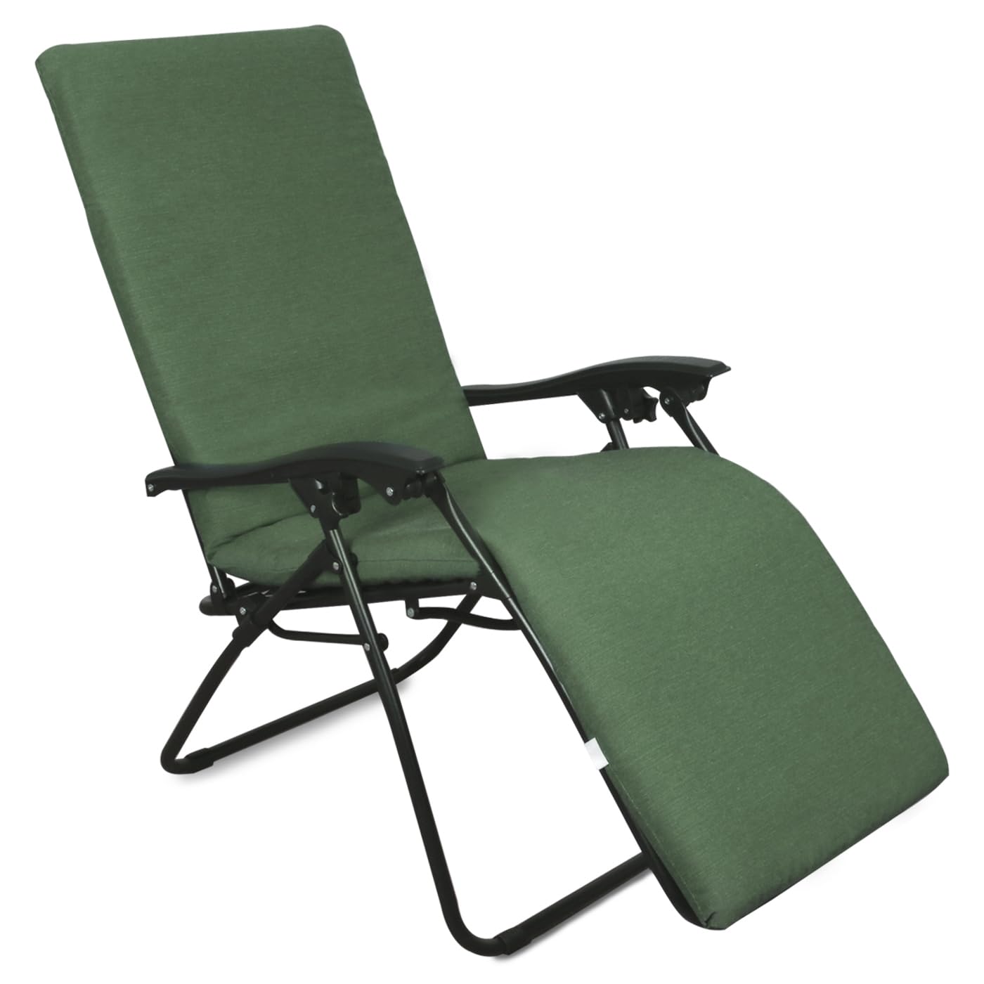 MERCURY TEXTIL- Cojín Tumbona Colchón, Colchoneta para Tumbona Acolchada, Cómodo y Elegante. Ideal para Jardín, Piscina, Playa, Terraza y Balcón (180x55cm, Verde)