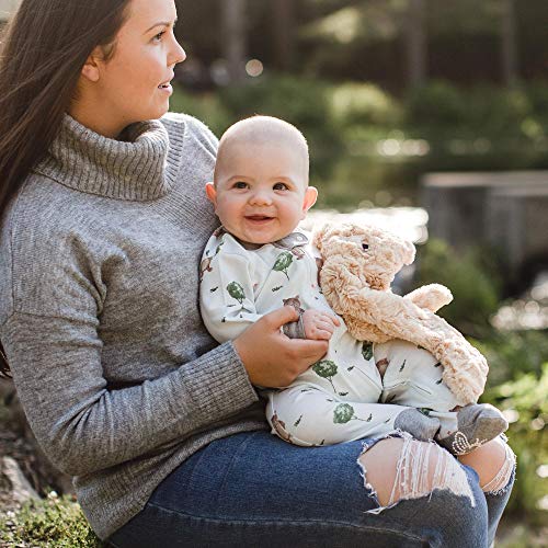 Burt's Bees Baby Baby Boys Play Pjs, 100% Organic Cotton One-Piece Romper Jumpsuit Zip Front Pajamas And Toddler Sleepers, Storybook Bear, 6-9 Months Us #TOP2