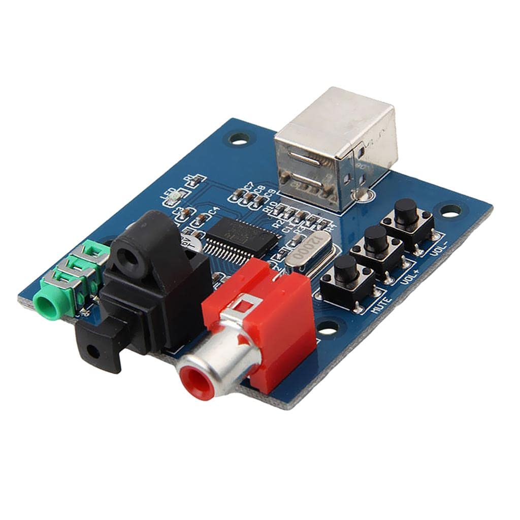 barenx 5V PCM2704 USB DAC USB to S/PDIF Sound Card Decoder Analog Output-image-36