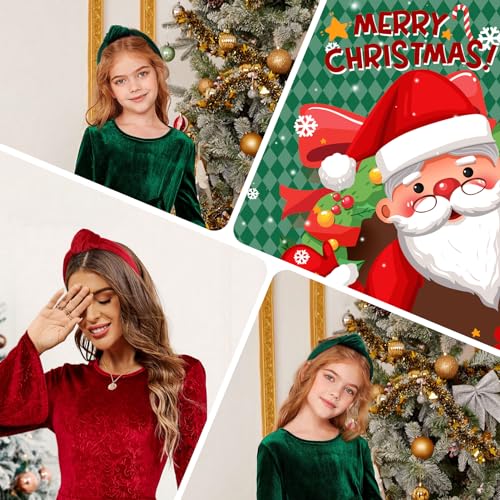 Yanjie Valentines Headbands For Women Velvet Red Knotted Headband St. Patrick'S Green Non Slip Wide Hair Band For Womens Girls Fashion Headbands Holiday Gift thumb #1