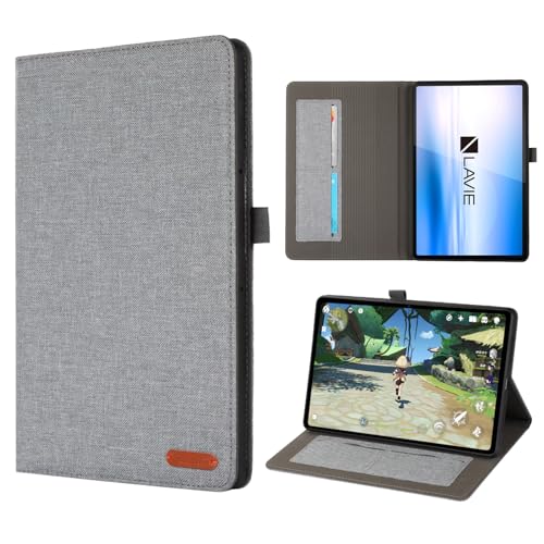 Doo�Ή� NEC LAVIE Tab 10FHD4 �p�P�[�X LAVIE Tab T10 T1055/KASTAB10/F03�p�P�[�X | 10.1�C���`�ɑΉ� �y�� �������ȃf�j�����n �J�[�h���[�\ �X�^���h�@�\ �����h�~ �ϏՌ� �S�ʕی�J�o�[