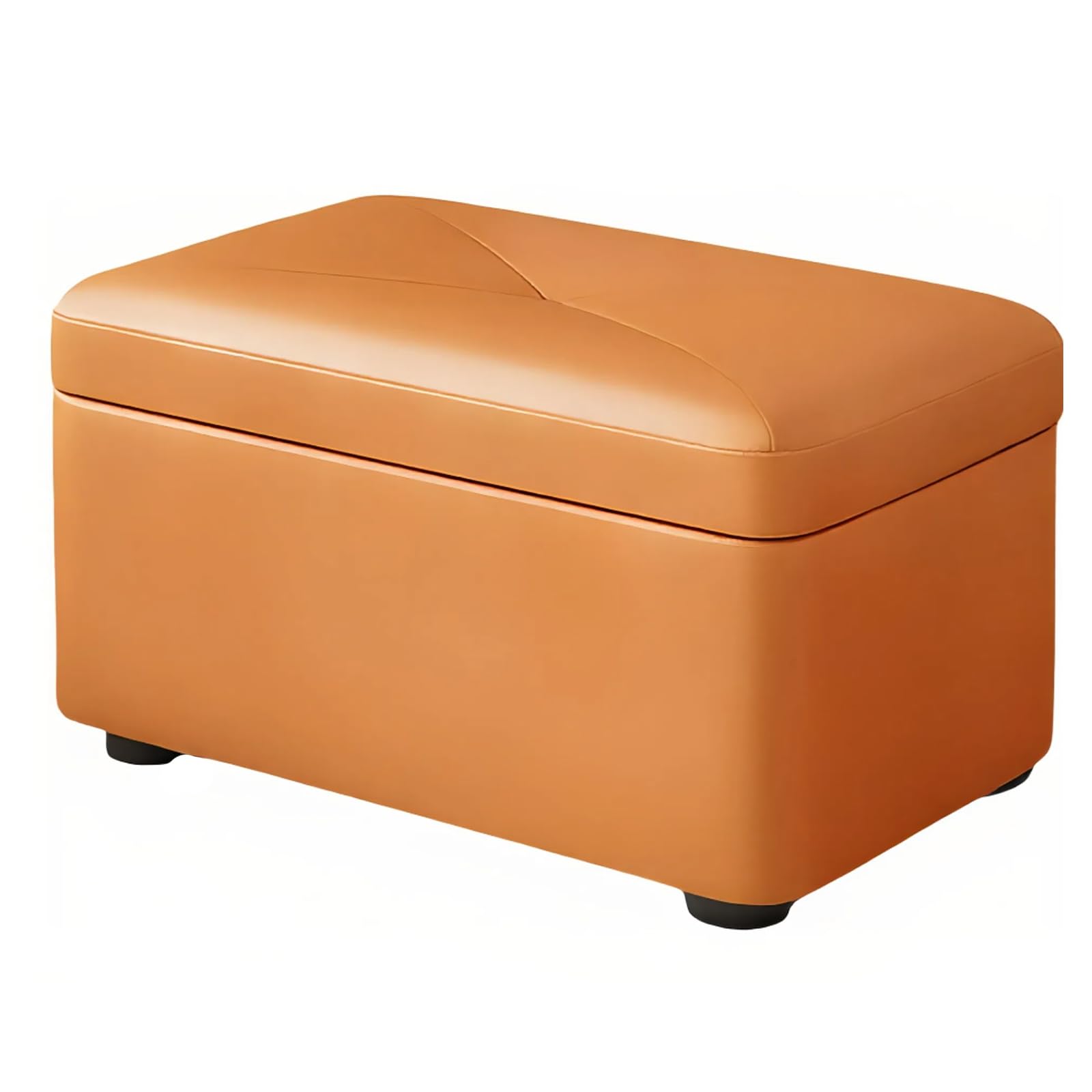 Petit pouf de rangement pour optimiser l'espace dans les petits salons