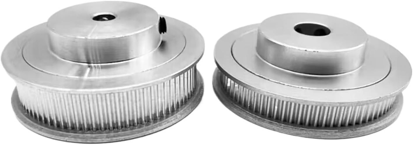 2GT 100T Big Timing Belt Pulley Bore 5/6/6.35/8/10/12-20/25 GT2 100Teeth Synchronous Gear Wheel Width 7/11mm 3D Printer Parts(15mm Keyway 5,1PCS_Belt Width 6MM)