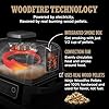 Ninja OG701 Woodfire Outdoor Grill & Smoker, 7-in-1 Master Grill, BBQ Smoker, Air Fryer plus Bake, Roast, Dehydrate, & Broil, uses Woodfire Pellets(1 Pack Included), Portable, Electric, Red