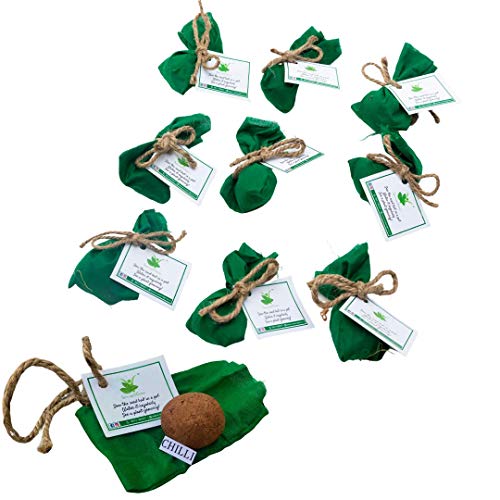 Sow and Grow Plantable seed balls of Chilli (Pack of 10)