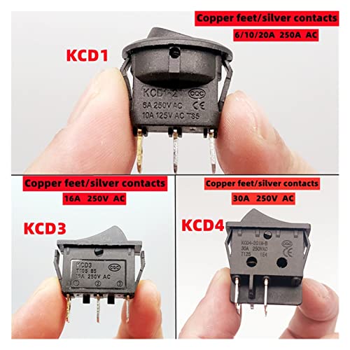 Interrupteur à bascule 3/4 broches pour remplacer un bouton défectueux et sécuriser vos circuits - 5