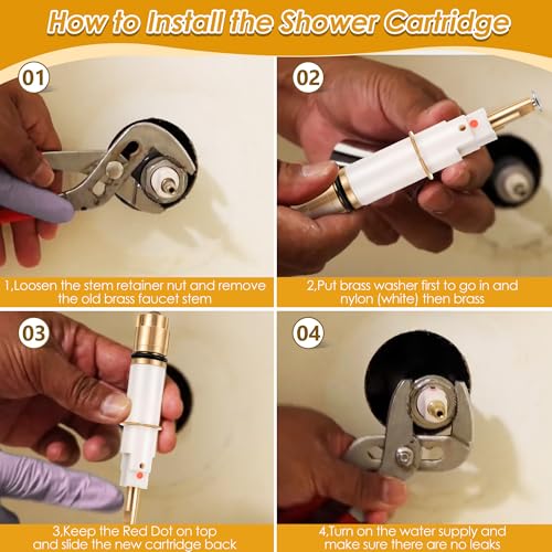 Cartouche de douche de rechange MS5ATC pour un contrôle fluide du mitigeur Mixet - 6
